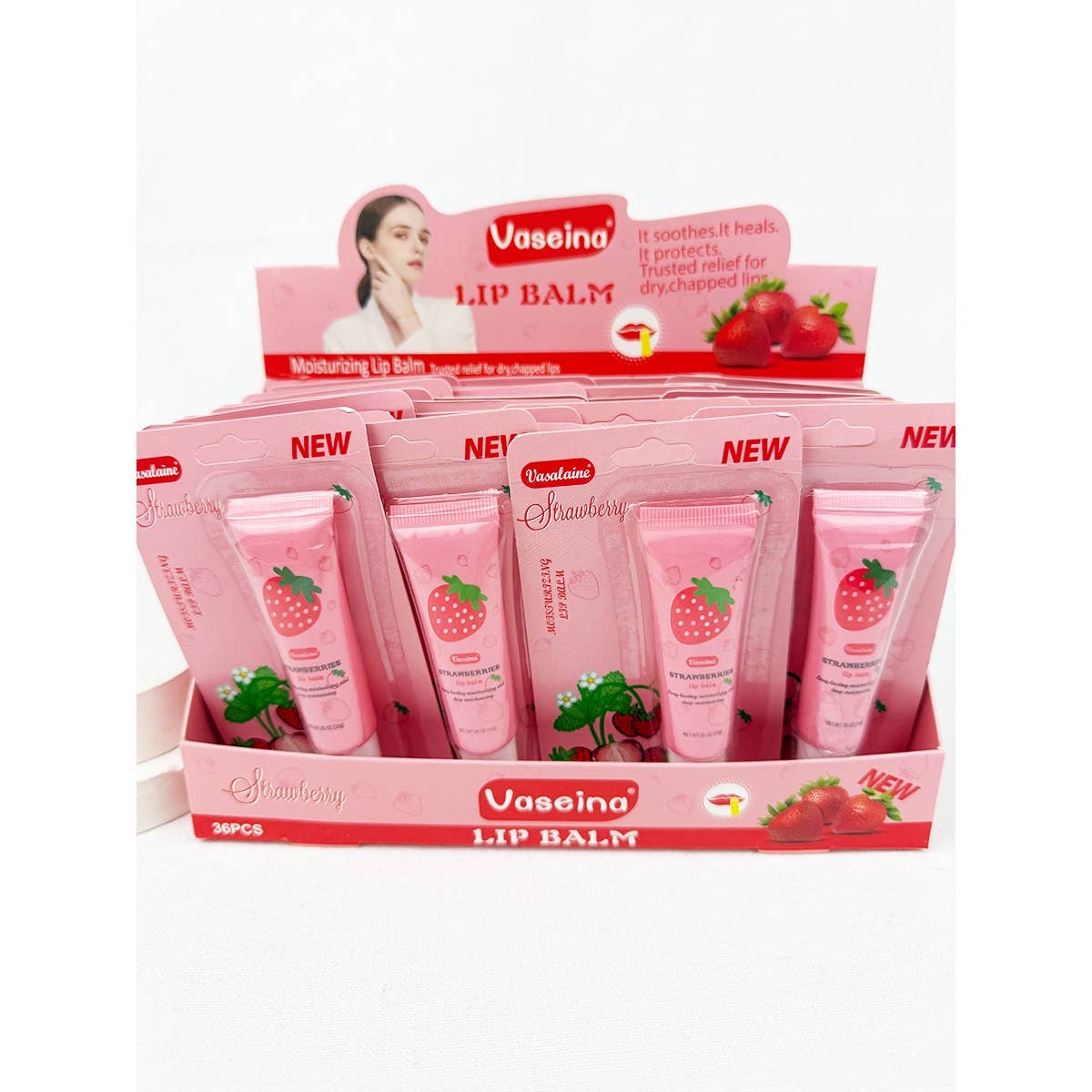 Strawberry Lip Balm.