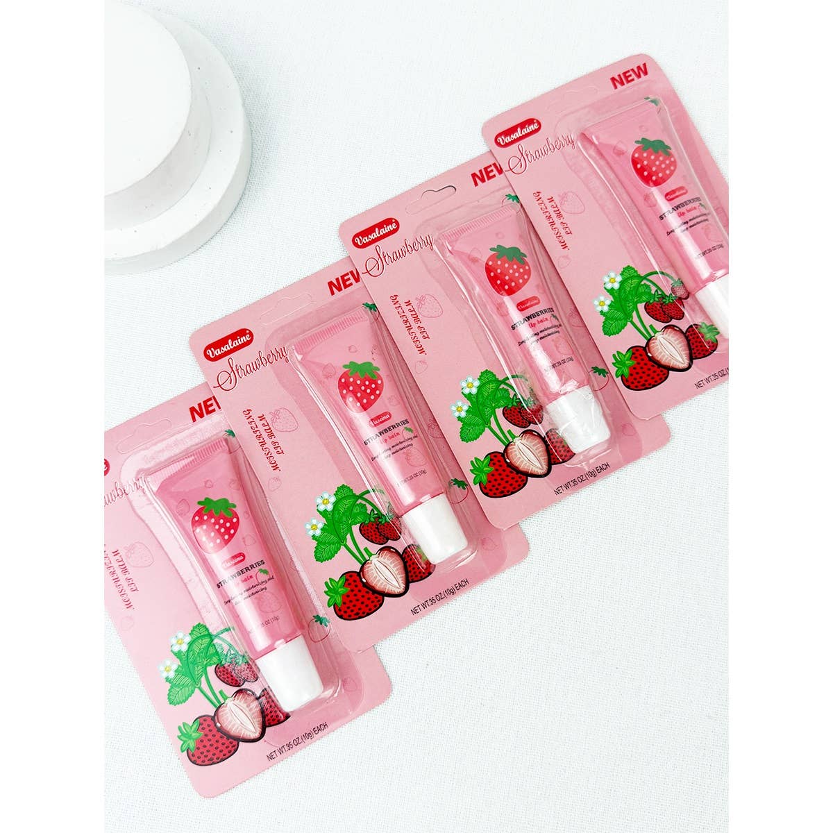 Strawberry Lip Balm.